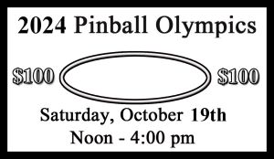 'Pinball Olympics 2024 Entry Ticket